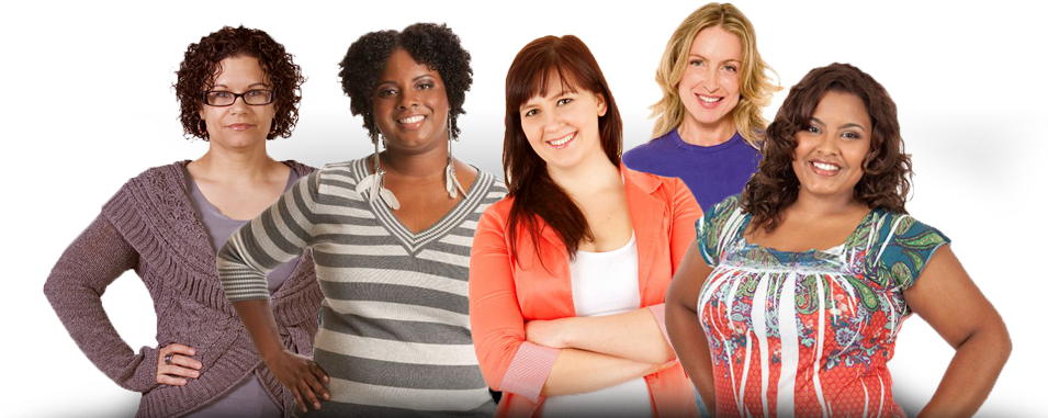 Diverse group of women